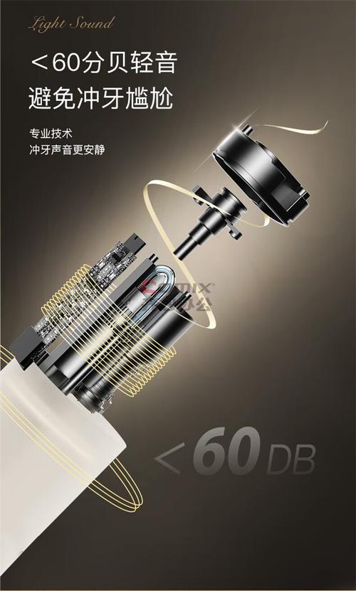 艾优迷你便携式冲牙器X10A白色 口腔清洁的轻巧守护者